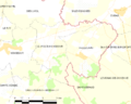 Map commune FR insee code 33136