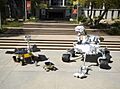Mars Science Laboratory mockup comparison