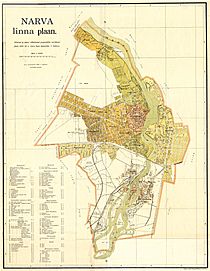 Archivo:Narva linna plaan, 1929