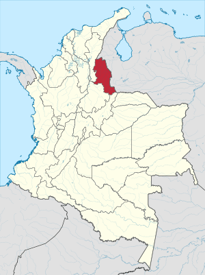 Norte de Santander in Colombia (mainland).svg