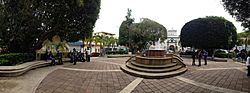 Panorama of Central Plaza of Guaynabo, Puerto Rico.JPG