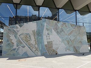 Archivo:Pest-budai vaktérkép (Baróthy Anna, 2016), Széll Kálmán tér, Budapest