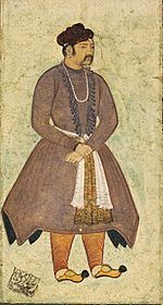 Archivo:Portrait of Akbar by Manohar