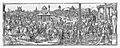 Procession of Sultan Süleyman through the Atmeidan from the frieze Ces Moeurs et fachons de faire de Turcz (Customs and Fashions of the Turks) MET 1V E8 06r2