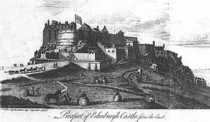 Archivo:Prospect of Edinburgh Castle from the East (c.1753)