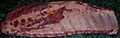 Raw pork spareribs