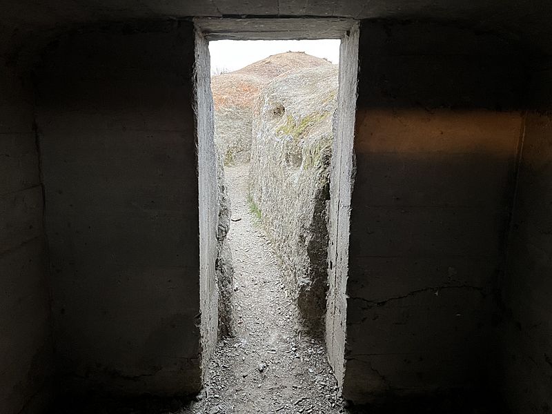Salida de la fortificación de Los Yesares