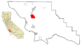 San Luis Obispo County California Incorporated and Unincorporated areas Atascadero Highlighted