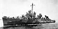 USS Radford (DD-446) underway in 1942