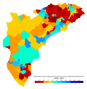 Alicante crecimiento-2008-2018