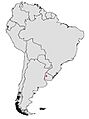 Austrolebias queguay - distribución