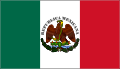 Bandera Republia Restaurada Mexico 1846 a 1879