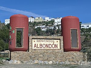 Archivo:Bienvenidos a Albondón
