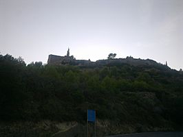 Vista del Castillo de Vespella