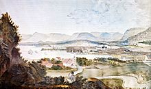 Archivo:Christiania Norway in 1814 by MK Tholstrup