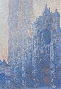 Claude Monet - Rouen Cathedral Façade and Tour d'Albane (Morning Effect) - Google Art Project