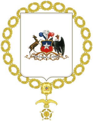 Archivo:Coat of Arms of Carlos Ibáñez del Campo, Juan Esteban Montero, Pedro Aguirre Cerda and Juan Antonio Ríos (Chilean Order of Merit)