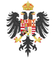 Coat of Arms of Charles V Holy Roman Emperor, Charles I as King of Spain (In Italy).svg