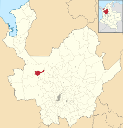 Uramita ubicada en Antioquia