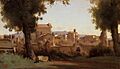 Corot Rome View from the Farnese Gardens
