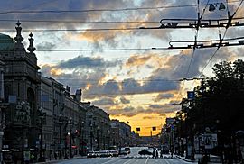 Early morning on Nevsky Prospekt.jpg