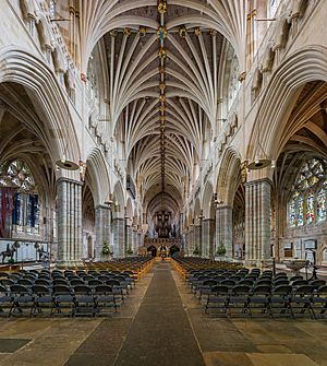 Archivo:Exeter Cathedral Nave, Exeter, UK - Diliff