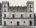 Façana de la Casa de la Ciutat de València abans de ser enderrocada
