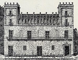 Archivo:Façana de la Casa de la Ciutat de València abans de ser enderrocada