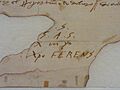 Firma de Cristobal Colón, en Ordenanza. Manuscrito Colombino O'Gorman Condumex, expuesto en el Museo Soumaya Loreto