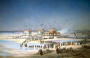 Archivo:L'inauguration du canal de Suez, 17 November 1869 Gal18 riou 001f