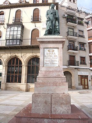 Archivo:Loja (Granada)-Ramón María Narváez (presidente del Gobierno durante el reinado de Isabel II)