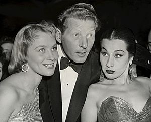 Archivo:Mai Zetterling, Danny Kaye and Yma Sumac