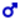 Male symbol (heavy blue).svg