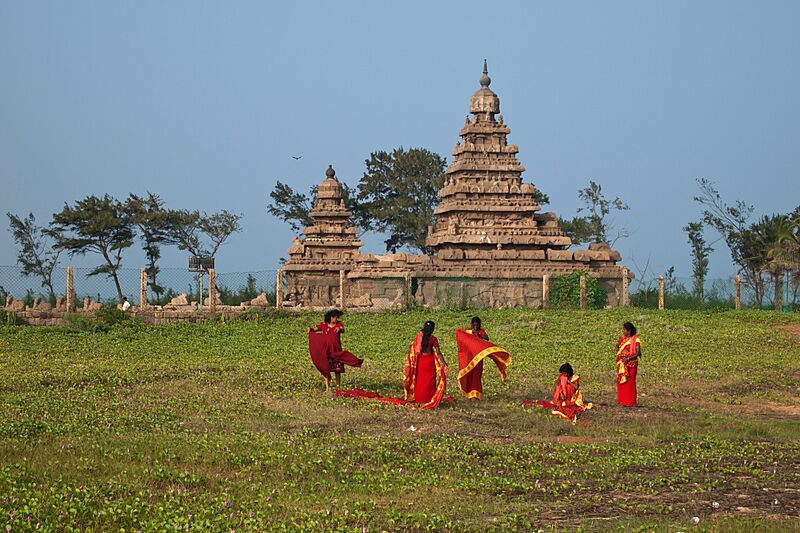 Mamallapuram, Shore Temple, India