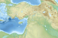 Near East topographic map-blank