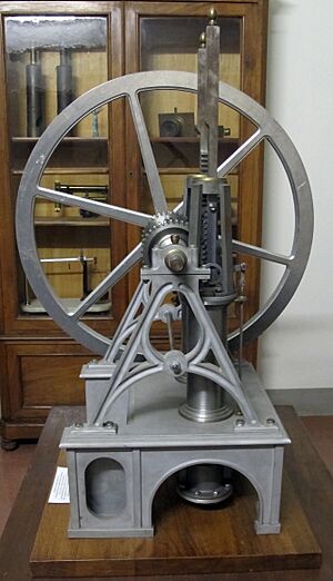 Archivo:Osservatorio ximeniano, modello del motore a scoppio barsanti-matteucci 01