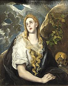 Penitent Magdalene, El Greco, c. 1580-1585 - Nelson-Atkins Museum of Art - DSC08651.JPG