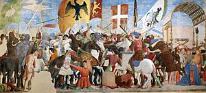 Archivo:Piero della Francesca - 8. Battle between Heraclius and Chosroes - WGA17551