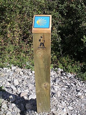 Archivo:Poste Camino de Santiago