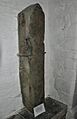 Roman stone in St Materiana's Church, Tintagel (5014)