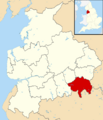 Rossendale UK locator map