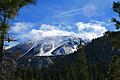 San Gorgonio, snowcapped, clouds