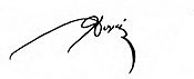Signature of Giovanni Duprè.jpg