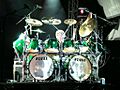 Simon Phillips on drums