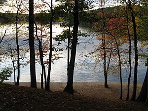 Archivo:Walden Pond in October, Concord MA