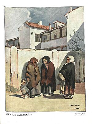 Archivo:1928-10-13, La Esfera, Escenas madrileñas, Cotilleo, Sancha