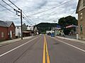 2017-08-06 10 59 05 View north along Maryland State Route 742 (Maple Street) at First Street in Friendsville, Garrett County, Maryland
