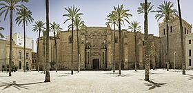 Almeria Cathedral 2023 - Main façade panorama.jpg