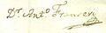 Antonio Franseri firma
