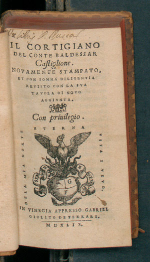 Archivo:Baldessare Castiglione - Il Cortigiano (1549)f